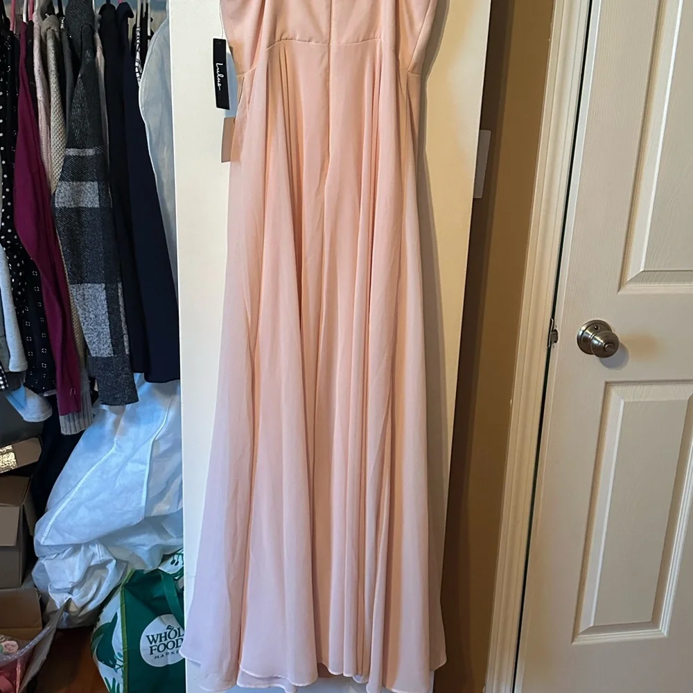 Elegant Pink Evening Gown - Picture 5 of 9